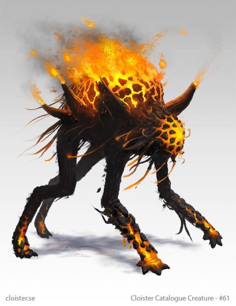 Огненный монстр