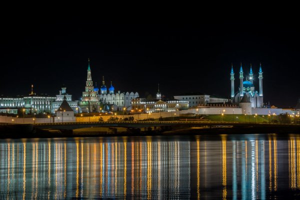 Ночная Казань — «огни Казани»