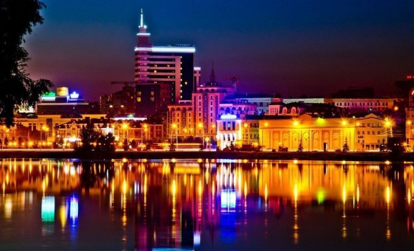 Ночная Казань — «огни Казани»