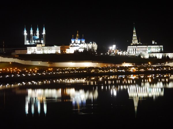 Казанский Кремль Казань ночью