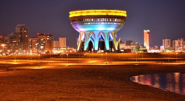 Ночная Казань — «огни Казани»