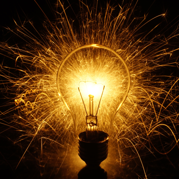 Лампа огонь