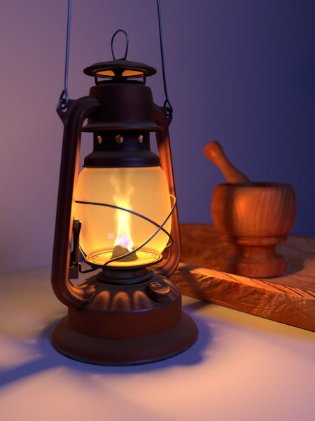 Керосиновая лампа Экспедиция