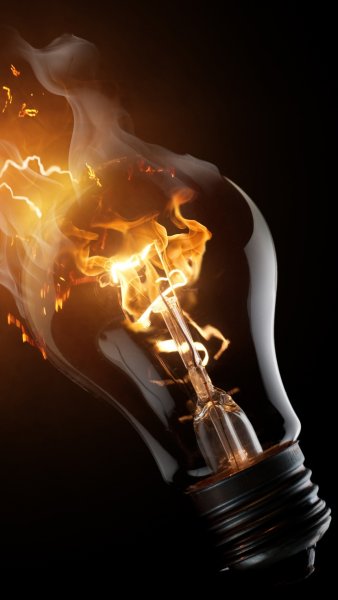 Сгоревшая лампочка