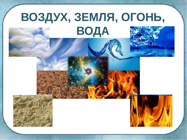 Земля вода воздух