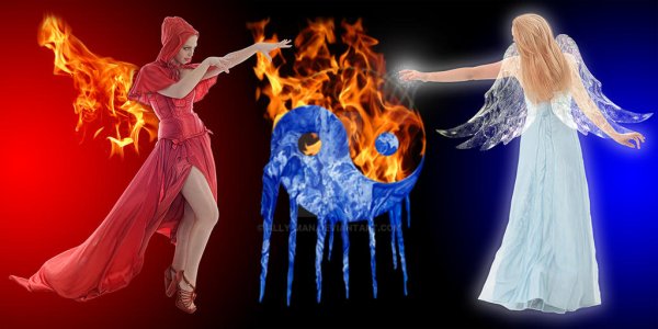 Феи огня, воды, воздуха и земли.