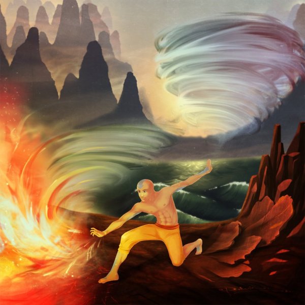 Аанг магия ветра