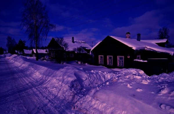 Иван Никитин зимняя ночь в деревне