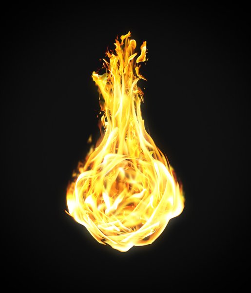 Желтое пламя