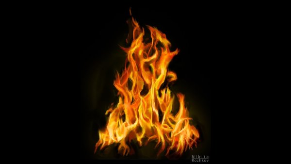 Огонь реалистичный