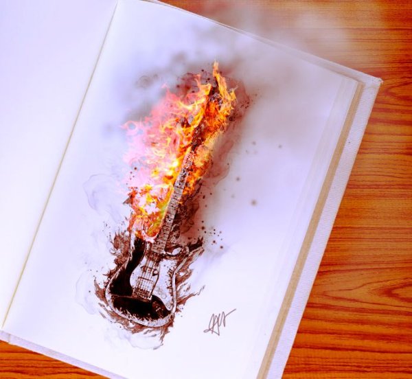 Огонь скетч