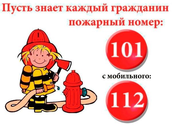 Пожарная безопасность для детей