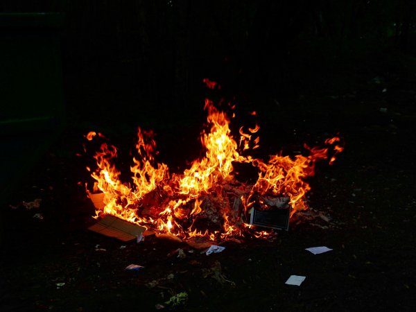 Освещение у костра