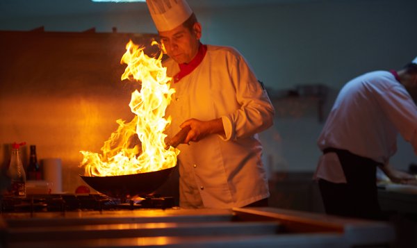 Шеф повар огонь