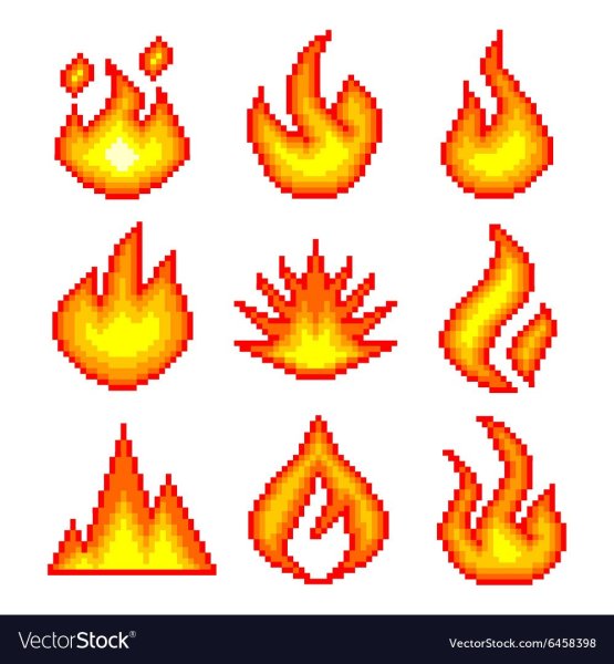 Огонь из пикселей