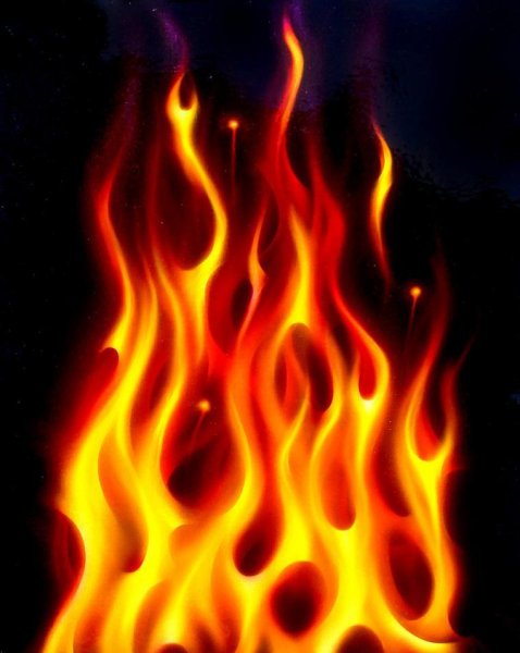 Огонь реалистичный