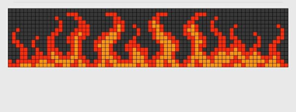 Фенечка огонь