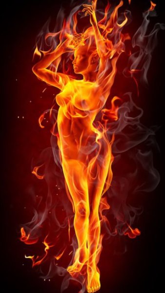 Женщина пламя