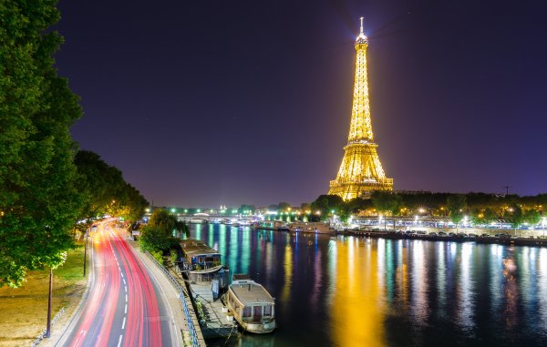 Париж сена Эйфелева башня