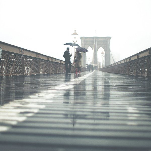 Дождь мост