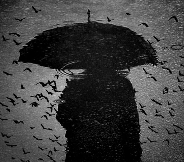 Чёрно белые грустные