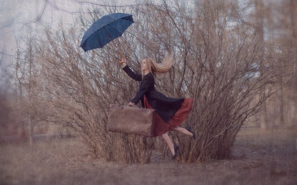 Фотосессия в сильный ветер