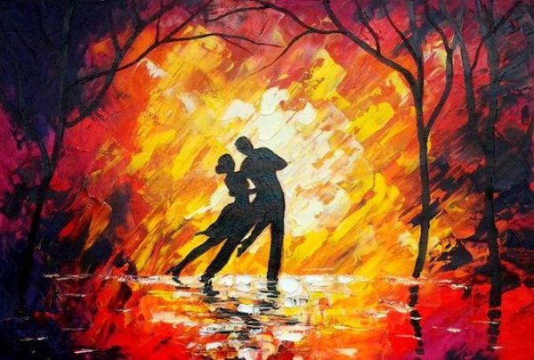 Живопись танго абстракция