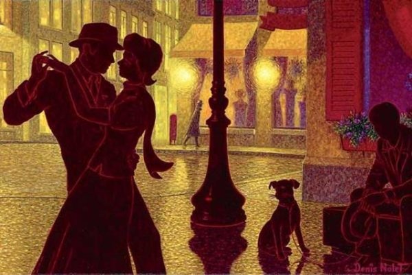 Денис Нолет танго под дождем