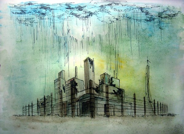 Кислотный дождь арт