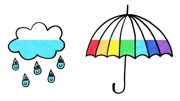 Тучка и зонтик