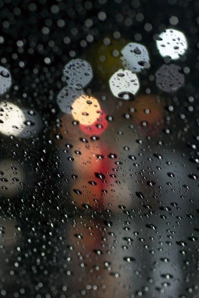 Капли на стекле iphone