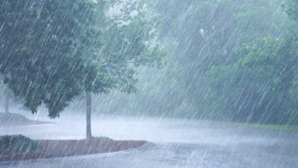 Очень сильный дождь