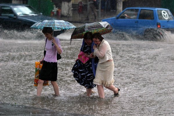 Сильный дождь