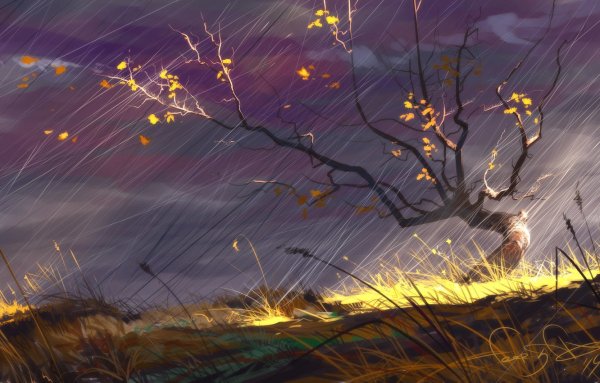 Грустный пейзаж