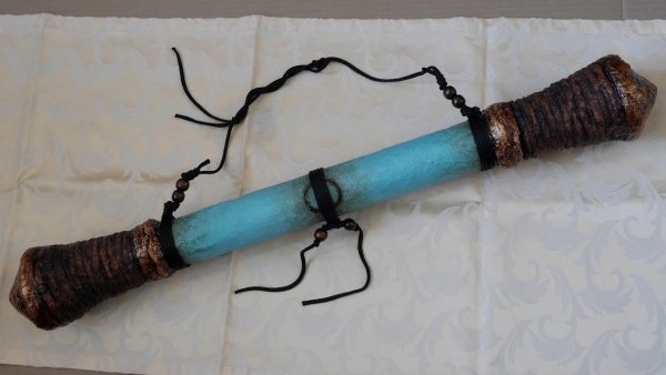 Посох дождя с ящерицей