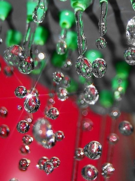 Красивые капли воды