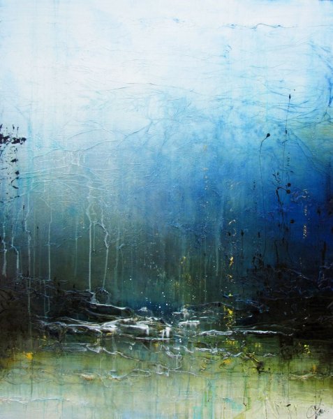 Абстрактная картина дождь