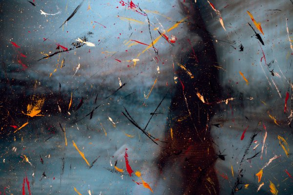 Краска на стекле арт