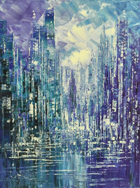 Дождь абстракционизм