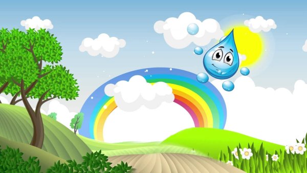 Фон капельки для детского сада