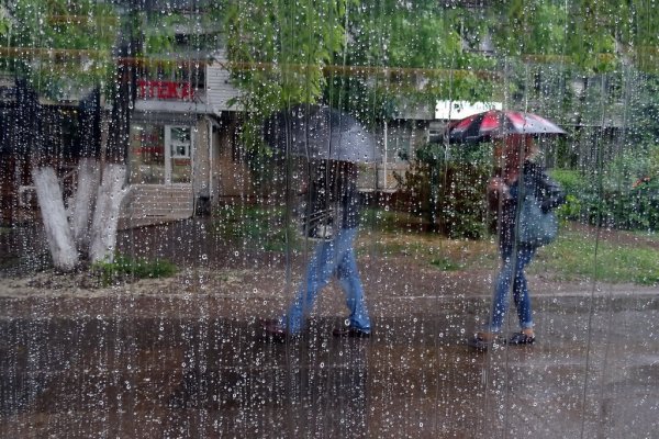 Весенний дождь в городе