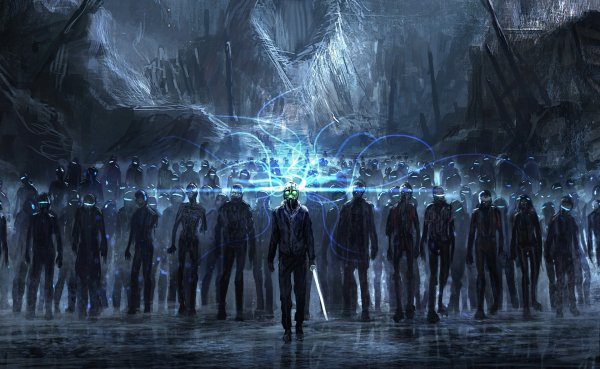 Толпа людей фэнтези