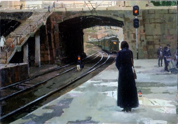 Сергей соловьёв художник картина вокзал