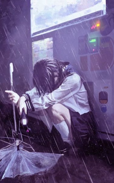 Аниме дождь