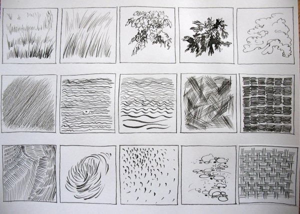 Штриховка в рисовании