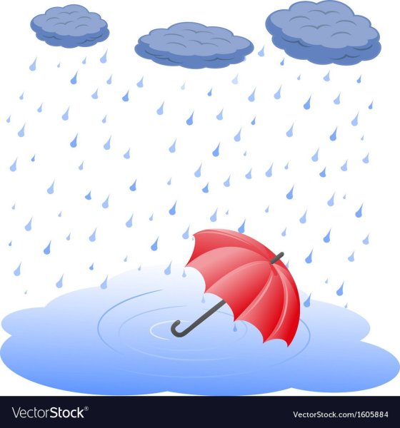 Карточка дождик