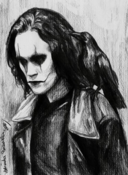 Брэндон ли портрет ворон