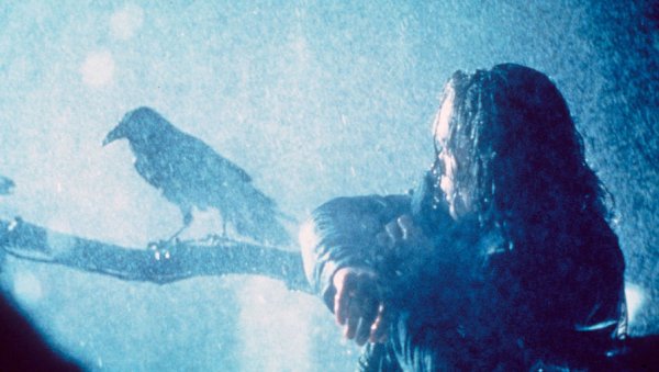 Ворон 1994 горящий ворон