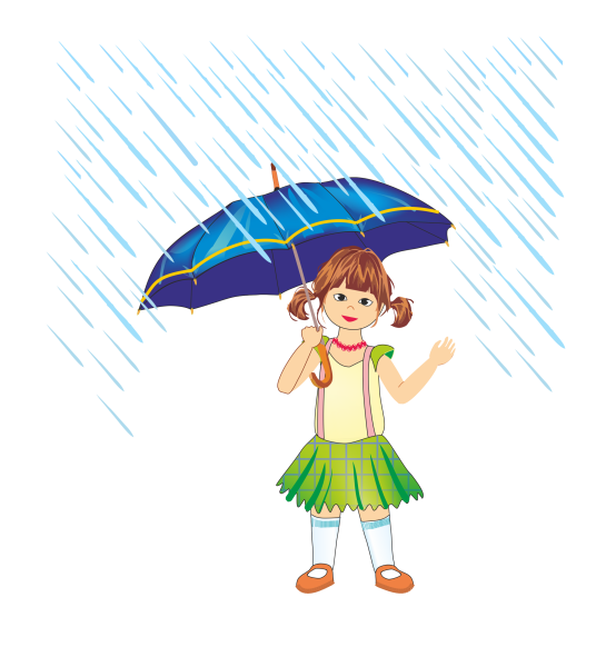 Дождик рисунок