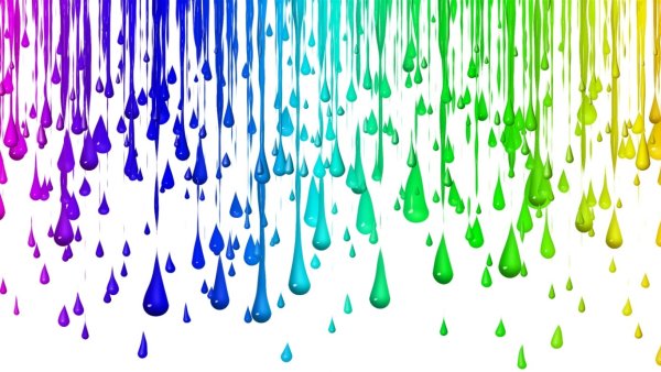 Разноцветные капельки